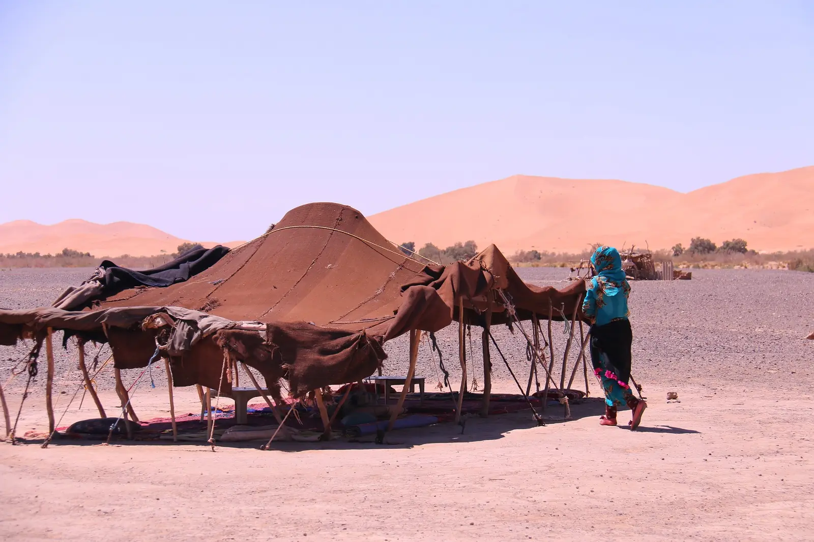 Desert camp near Merzouga